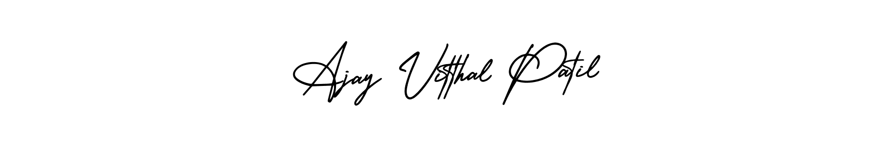 It looks lik you need a new signature style for name Ajay Vitthal Patil. Design unique handwritten (AmerikaSignatureDemo-Regular) signature with our free signature maker in just a few clicks. Ajay Vitthal Patil signature style 3 images and pictures png