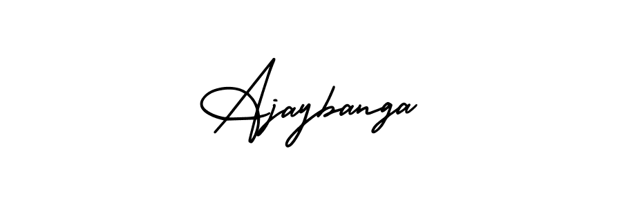 Make a beautiful signature design for name Ajaybanga. With this signature (AmerikaSignatureDemo-Regular) style, you can create a handwritten signature for free. Ajaybanga signature style 3 images and pictures png
