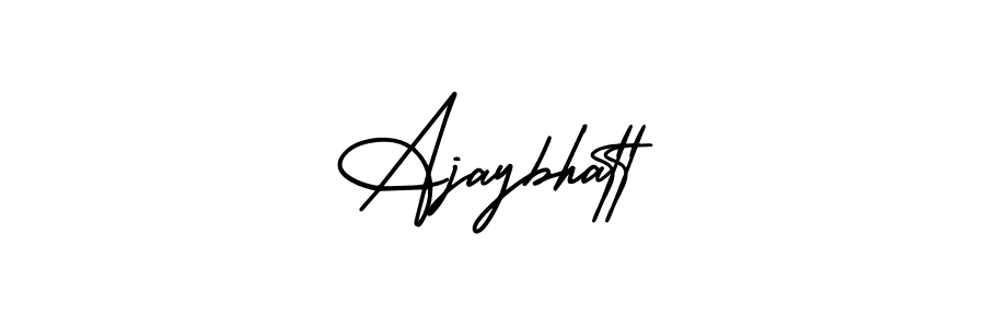Make a beautiful signature design for name Ajaybhatt. Use this online signature maker to create a handwritten signature for free. Ajaybhatt signature style 3 images and pictures png