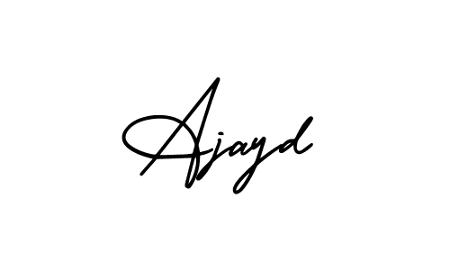 Ajayd stylish signature style. Best Handwritten Sign (AmerikaSignatureDemo-Regular) for my name. Handwritten Signature Collection Ideas for my name Ajayd. Ajayd signature style 3 images and pictures png