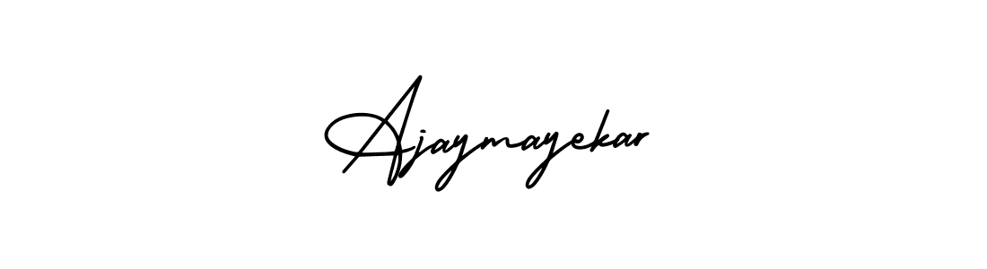 Create a beautiful signature design for name Ajaymayekar. With this signature (AmerikaSignatureDemo-Regular) fonts, you can make a handwritten signature for free. Ajaymayekar signature style 3 images and pictures png