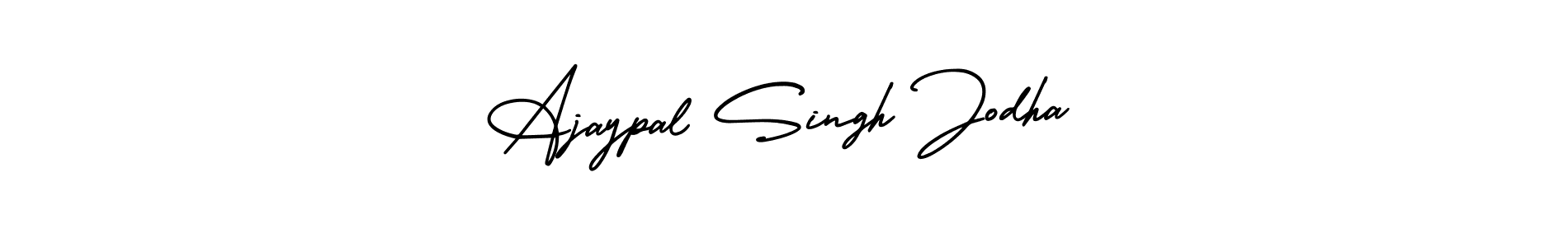 This is the best signature style for the Ajaypal Singh Jodha name. Also you like these signature font (AmerikaSignatureDemo-Regular). Mix name signature. Ajaypal Singh Jodha signature style 3 images and pictures png
