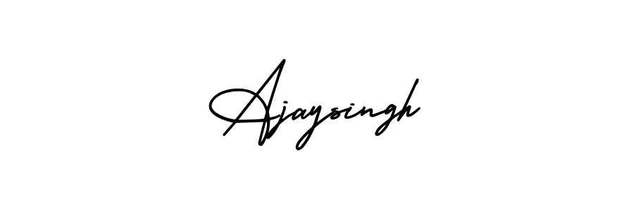 Similarly AmerikaSignatureDemo-Regular is the best handwritten signature design. Signature creator online .You can use it as an online autograph creator for name Ajaysingh. Ajaysingh signature style 3 images and pictures png