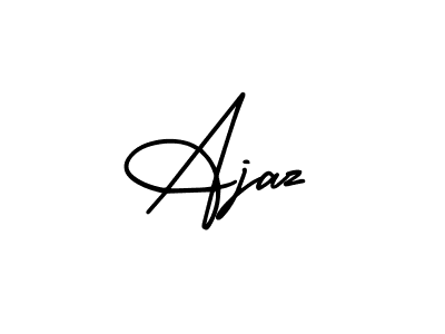 if you are searching for the best signature style for your name Ajaz. so please give up your signature search. here we have designed multiple signature styles  using AmerikaSignatureDemo-Regular. Ajaz signature style 3 images and pictures png