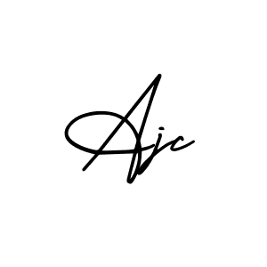 Design your own signature with our free online signature maker. With this signature software, you can create a handwritten (AmerikaSignatureDemo-Regular) signature for name Ajc. Ajc signature style 3 images and pictures png