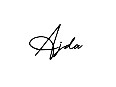 Here are the top 10 professional signature styles for the name Ajda. These are the best autograph styles you can use for your name. Ajda signature style 3 images and pictures png