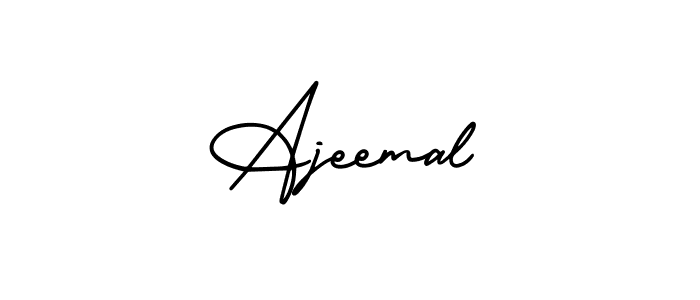 Best and Professional Signature Style for Ajeemal. AmerikaSignatureDemo-Regular Best Signature Style Collection. Ajeemal signature style 3 images and pictures png