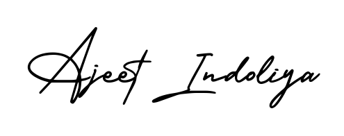 Make a beautiful signature design for name Ajeet Indoliya. With this signature (AmerikaSignatureDemo-Regular) style, you can create a handwritten signature for free. Ajeet Indoliya signature style 3 images and pictures png