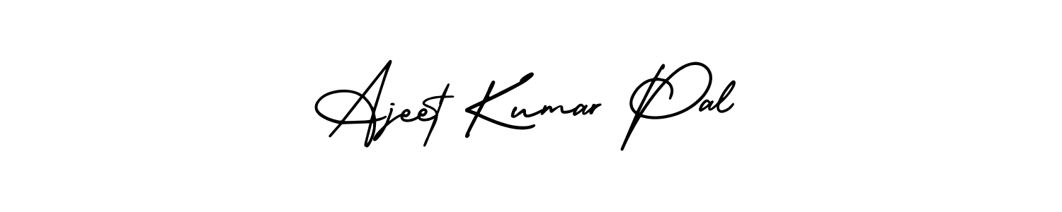 Use a signature maker to create a handwritten signature online. With this signature software, you can design (AmerikaSignatureDemo-Regular) your own signature for name Ajeet Kumar Pal. Ajeet Kumar Pal signature style 3 images and pictures png