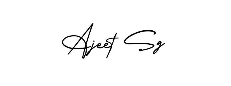 Similarly AmerikaSignatureDemo-Regular is the best handwritten signature design. Signature creator online .You can use it as an online autograph creator for name Ajeet Sg. Ajeet Sg signature style 3 images and pictures png