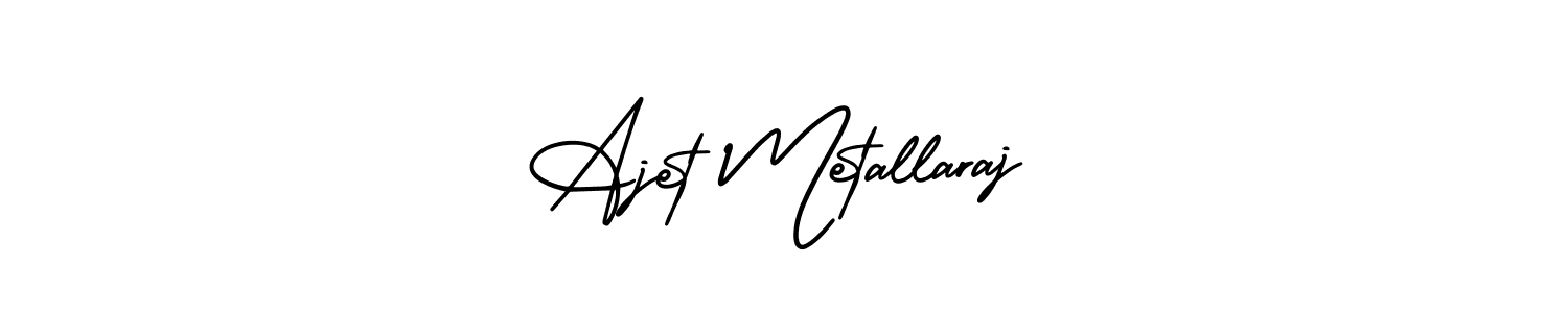 Use a signature maker to create a handwritten signature online. With this signature software, you can design (AmerikaSignatureDemo-Regular) your own signature for name Ajet Metallaraj. Ajet Metallaraj signature style 3 images and pictures png