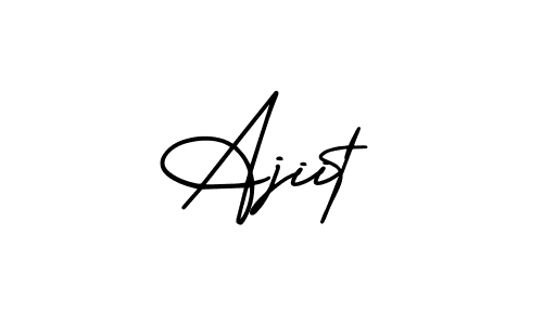 Once you've used our free online signature maker to create your best signature AmerikaSignatureDemo-Regular style, it's time to enjoy all of the benefits that Ajiit name signing documents. Ajiit signature style 3 images and pictures png