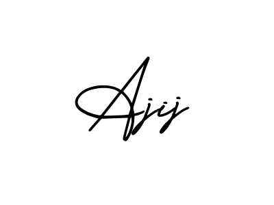 How to make Ajij signature? AmerikaSignatureDemo-Regular is a professional autograph style. Create handwritten signature for Ajij name. Ajij signature style 3 images and pictures png