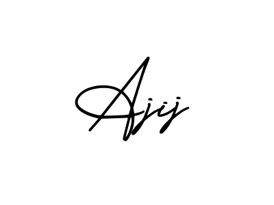 if you are searching for the best signature style for your name Ajij. so please give up your signature search. here we have designed multiple signature styles  using AmerikaSignatureDemo-Regular. Ajij signature style 3 images and pictures png