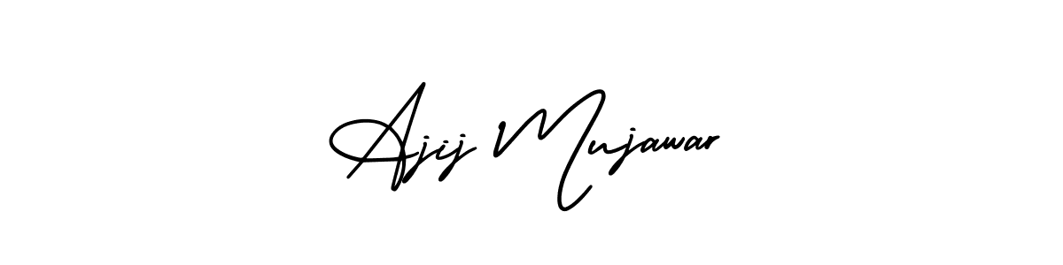 Create a beautiful signature design for name Ajij Mujawar. With this signature (AmerikaSignatureDemo-Regular) fonts, you can make a handwritten signature for free. Ajij Mujawar signature style 3 images and pictures png