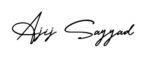 Best and Professional Signature Style for Ajij Sayyad. AmerikaSignatureDemo-Regular Best Signature Style Collection. Ajij Sayyad signature style 3 images and pictures png