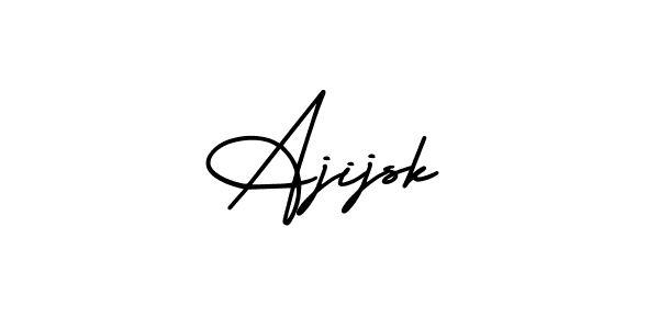 AmerikaSignatureDemo-Regular is a professional signature style that is perfect for those who want to add a touch of class to their signature. It is also a great choice for those who want to make their signature more unique. Get Ajijsk name to fancy signature for free. Ajijsk signature style 3 images and pictures png