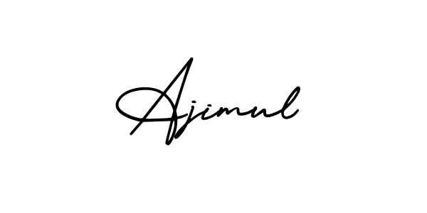 Make a beautiful signature design for name Ajimul. Use this online signature maker to create a handwritten signature for free. Ajimul signature style 3 images and pictures png