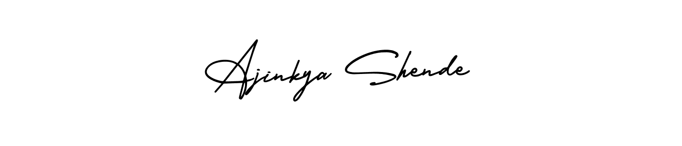 Ajinkya Shende stylish signature style. Best Handwritten Sign (AmerikaSignatureDemo-Regular) for my name. Handwritten Signature Collection Ideas for my name Ajinkya Shende. Ajinkya Shende signature style 3 images and pictures png