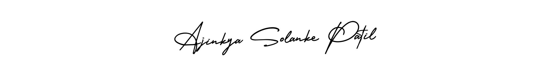 You can use this online signature creator to create a handwritten signature for the name Ajinkya Solanke Patil. This is the best online autograph maker. Ajinkya Solanke Patil signature style 3 images and pictures png