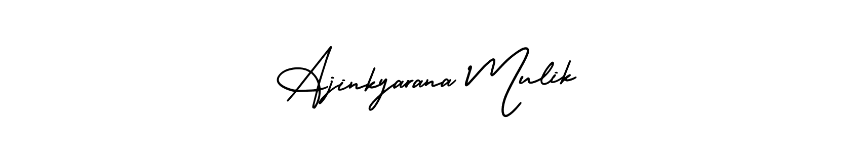 Ajinkyarana Mulik stylish signature style. Best Handwritten Sign (AmerikaSignatureDemo-Regular) for my name. Handwritten Signature Collection Ideas for my name Ajinkyarana Mulik. Ajinkyarana Mulik signature style 3 images and pictures png