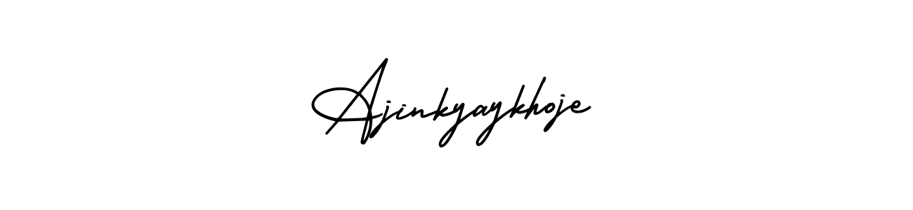 Design your own signature with our free online signature maker. With this signature software, you can create a handwritten (AmerikaSignatureDemo-Regular) signature for name Ajinkyaykhoje. Ajinkyaykhoje signature style 3 images and pictures png