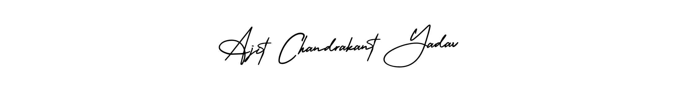 You can use this online signature creator to create a handwritten signature for the name Ajit Chandrakant Yadav. This is the best online autograph maker. Ajit Chandrakant Yadav signature style 3 images and pictures png