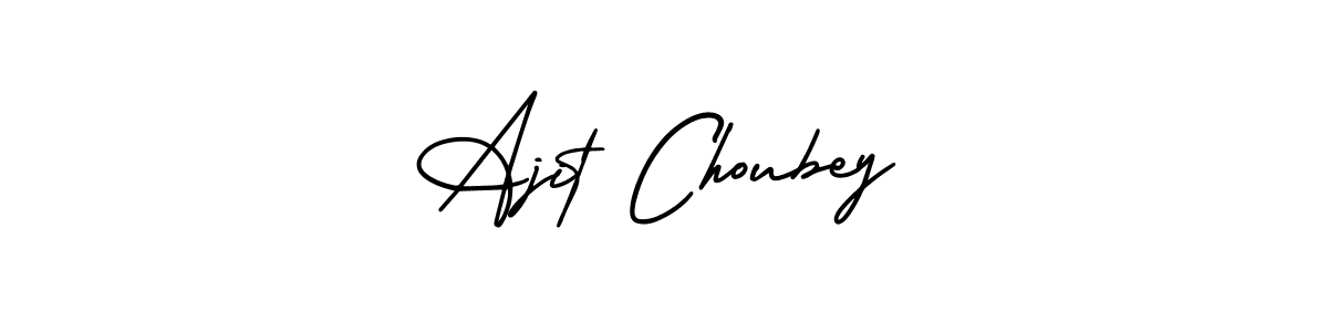 Design your own signature with our free online signature maker. With this signature software, you can create a handwritten (AmerikaSignatureDemo-Regular) signature for name Ajit Choubey. Ajit Choubey signature style 3 images and pictures png