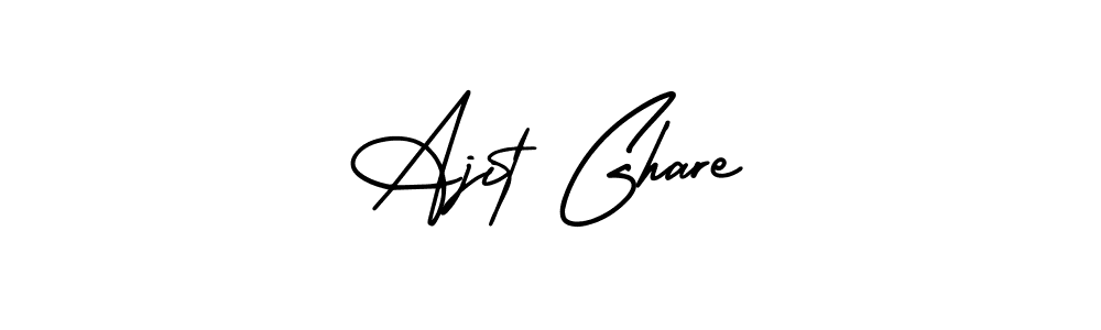 Also we have Ajit Ghare name is the best signature style. Create professional handwritten signature collection using AmerikaSignatureDemo-Regular autograph style. Ajit Ghare signature style 3 images and pictures png