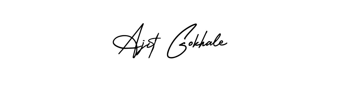 Use a signature maker to create a handwritten signature online. With this signature software, you can design (AmerikaSignatureDemo-Regular) your own signature for name Ajit Gokhale. Ajit Gokhale signature style 3 images and pictures png