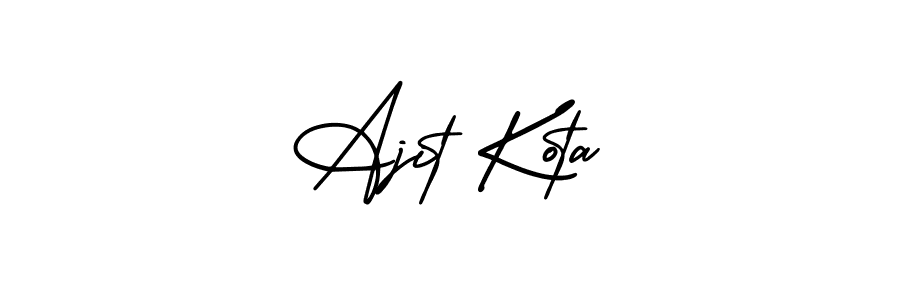 See photos of Ajit Kota official signature by Spectra . Check more albums & portfolios. Read reviews & check more about AmerikaSignatureDemo-Regular font. Ajit Kota signature style 3 images and pictures png