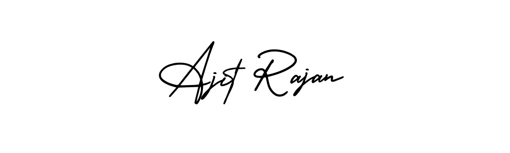 Create a beautiful signature design for name Ajit Rajan. With this signature (AmerikaSignatureDemo-Regular) fonts, you can make a handwritten signature for free. Ajit Rajan signature style 3 images and pictures png