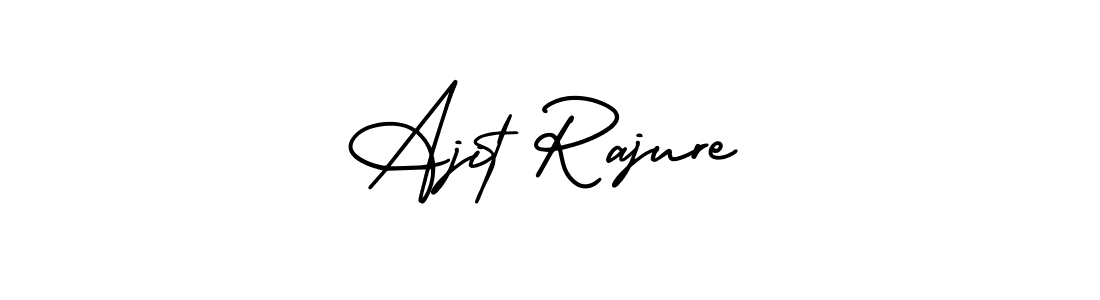 It looks lik you need a new signature style for name Ajit Rajure. Design unique handwritten (AmerikaSignatureDemo-Regular) signature with our free signature maker in just a few clicks. Ajit Rajure signature style 3 images and pictures png