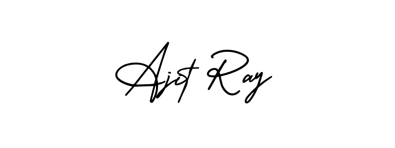 Design your own signature with our free online signature maker. With this signature software, you can create a handwritten (AmerikaSignatureDemo-Regular) signature for name Ajit Ray. Ajit Ray signature style 3 images and pictures png