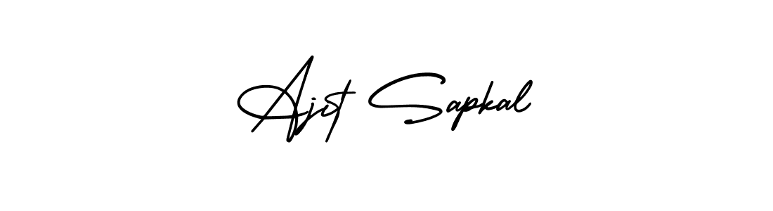 Make a beautiful signature design for name Ajit Sapkal. Use this online signature maker to create a handwritten signature for free. Ajit Sapkal signature style 3 images and pictures png