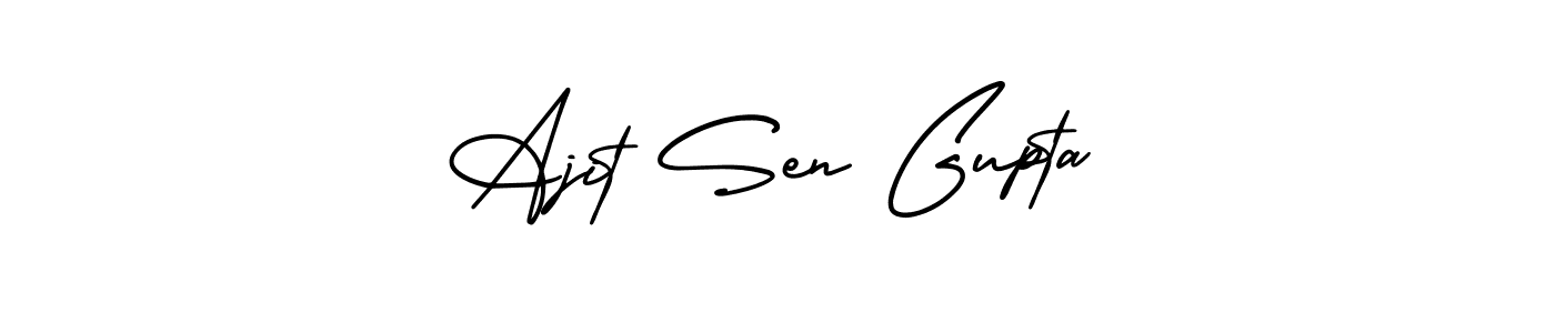 You can use this online signature creator to create a handwritten signature for the name Ajit Sen Gupta. This is the best online autograph maker. Ajit Sen Gupta signature style 3 images and pictures png