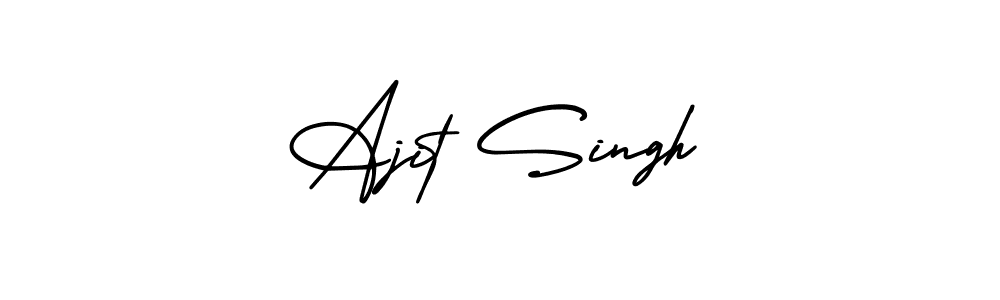 AmerikaSignatureDemo-Regular is a professional signature style that is perfect for those who want to add a touch of class to their signature. It is also a great choice for those who want to make their signature more unique. Get Ajit Singh name to fancy signature for free. Ajit Singh signature style 3 images and pictures png