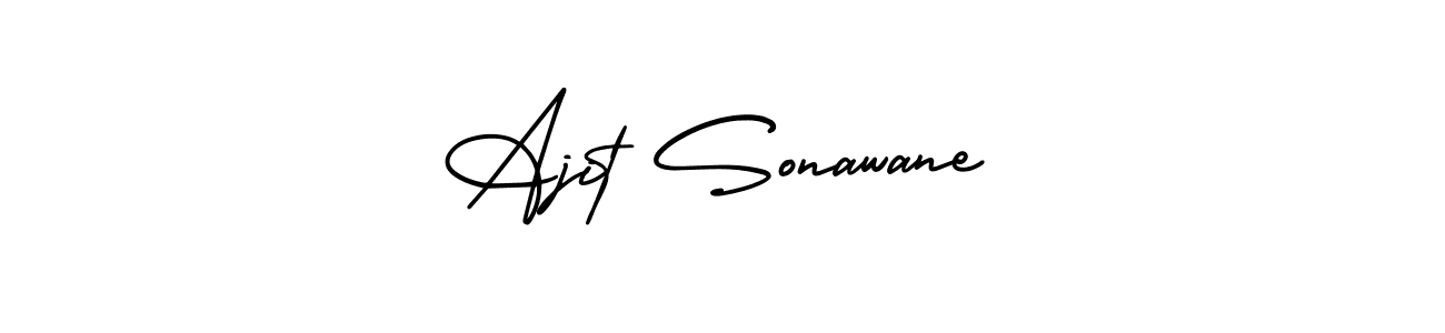 It looks lik you need a new signature style for name Ajit Sonawane. Design unique handwritten (AmerikaSignatureDemo-Regular) signature with our free signature maker in just a few clicks. Ajit Sonawane signature style 3 images and pictures png
