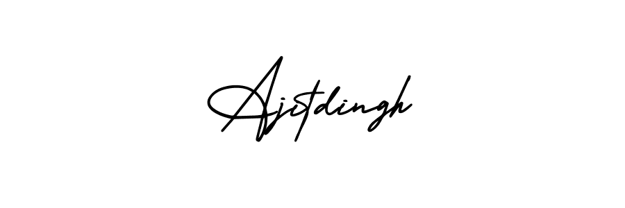 Ajitdingh stylish signature style. Best Handwritten Sign (AmerikaSignatureDemo-Regular) for my name. Handwritten Signature Collection Ideas for my name Ajitdingh. Ajitdingh signature style 3 images and pictures png