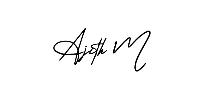 Here are the top 10 professional signature styles for the name Ajith M. These are the best autograph styles you can use for your name. Ajith M signature style 3 images and pictures png