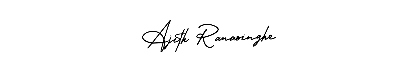 Also we have Ajith Ranasinghe name is the best signature style. Create professional handwritten signature collection using AmerikaSignatureDemo-Regular autograph style. Ajith Ranasinghe signature style 3 images and pictures png