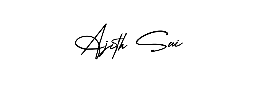 Design your own signature with our free online signature maker. With this signature software, you can create a handwritten (AmerikaSignatureDemo-Regular) signature for name Ajith Sai. Ajith Sai signature style 3 images and pictures png