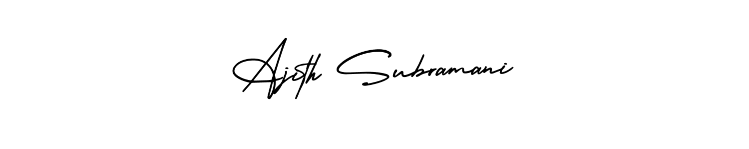 See photos of Ajith Subramani official signature by Spectra . Check more albums & portfolios. Read reviews & check more about AmerikaSignatureDemo-Regular font. Ajith Subramani signature style 3 images and pictures png