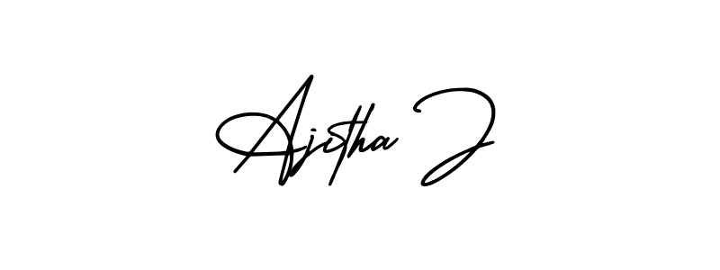 Best and Professional Signature Style for Ajitha J. AmerikaSignatureDemo-Regular Best Signature Style Collection. Ajitha J signature style 3 images and pictures png