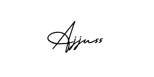 Also You can easily find your signature by using the search form. We will create Ajju55 name handwritten signature images for you free of cost using AmerikaSignatureDemo-Regular sign style. Ajju55 signature style 3 images and pictures png