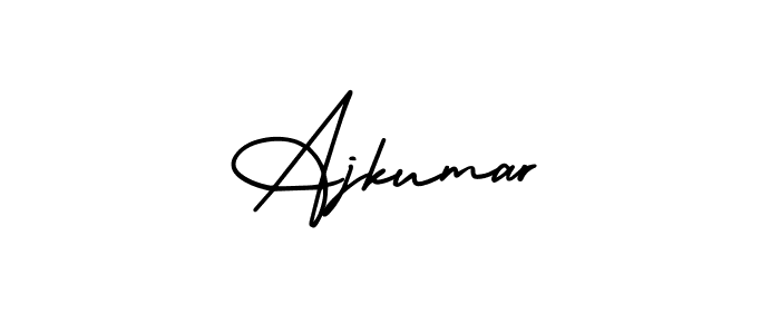 Make a beautiful signature design for name Ajkumar. With this signature (AmerikaSignatureDemo-Regular) style, you can create a handwritten signature for free. Ajkumar signature style 3 images and pictures png
