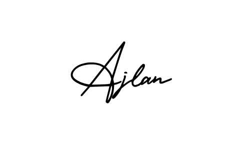 AmerikaSignatureDemo-Regular is a professional signature style that is perfect for those who want to add a touch of class to their signature. It is also a great choice for those who want to make their signature more unique. Get Ajlan name to fancy signature for free. Ajlan signature style 3 images and pictures png