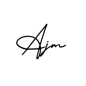 You can use this online signature creator to create a handwritten signature for the name Ajm. This is the best online autograph maker. Ajm signature style 3 images and pictures png