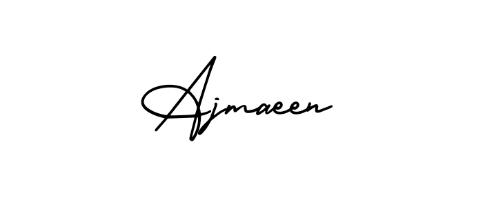 if you are searching for the best signature style for your name Ajmaeen. so please give up your signature search. here we have designed multiple signature styles  using AmerikaSignatureDemo-Regular. Ajmaeen signature style 3 images and pictures png