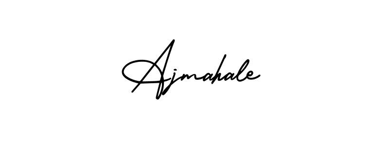 AmerikaSignatureDemo-Regular is a professional signature style that is perfect for those who want to add a touch of class to their signature. It is also a great choice for those who want to make their signature more unique. Get Ajmahale name to fancy signature for free. Ajmahale signature style 3 images and pictures png